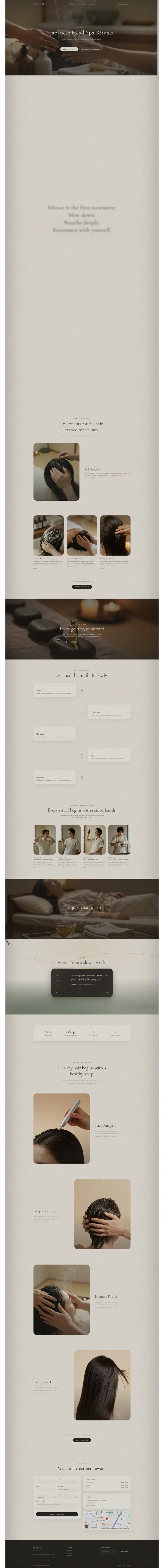 Yume Spa Milano website preview